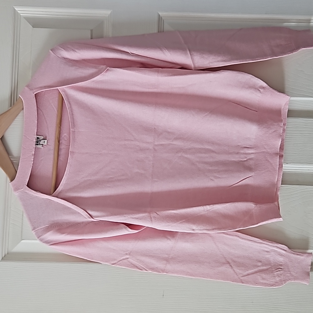 UNIQ, NWT, Long Sleeve Lightweight Sweater, Cutout Detail,S/M,Pink